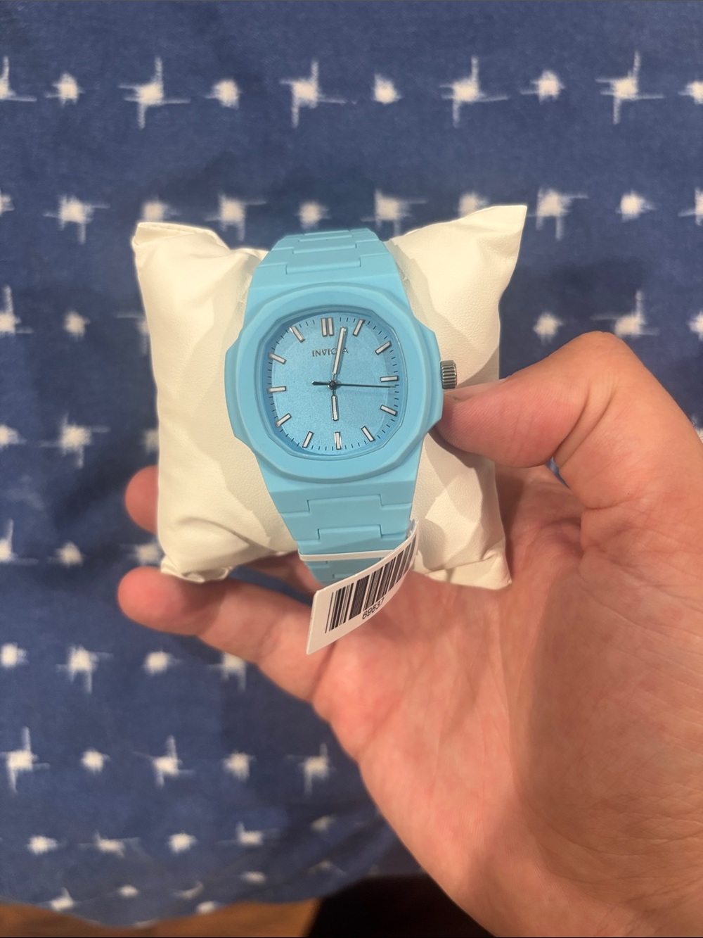 Invicta Light Blue Silicone Casual Watch